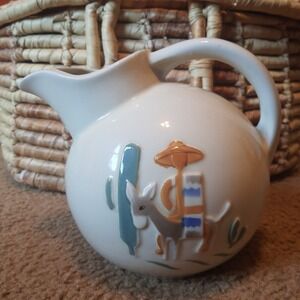 Vintage Porcelier Southwestern Pitcher Jug